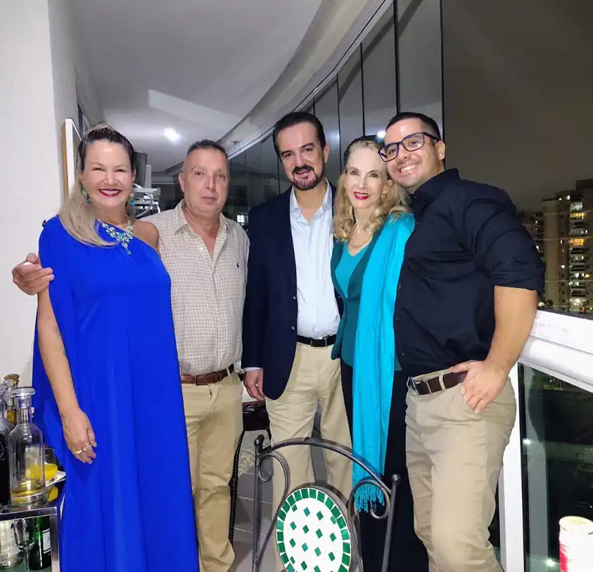 Baronesa Diana Macedo e Sérgio Chamone são homenageados por Bayard Boiteux