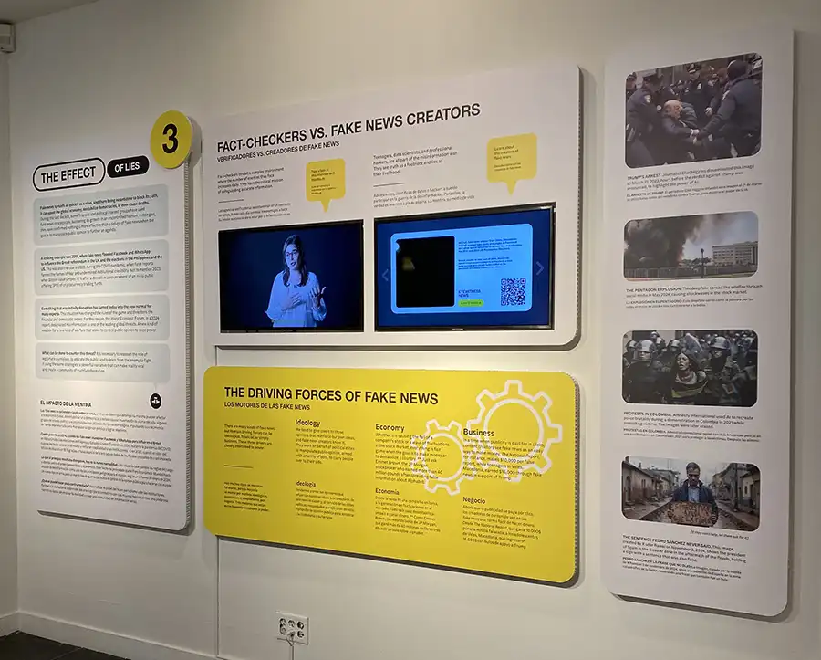“Notícias falsas. O poder da mentira” Pela primeira vez, Instituto Cervantes do Rio de Janeiro apresenta exposição sobre fenômeno atual e controverso